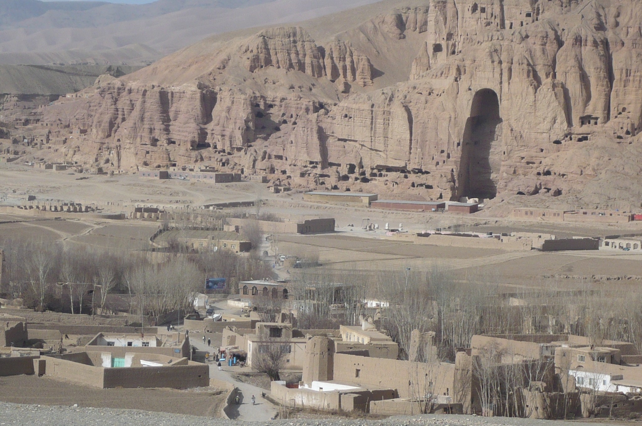 Buddha spaces overlooking the valley